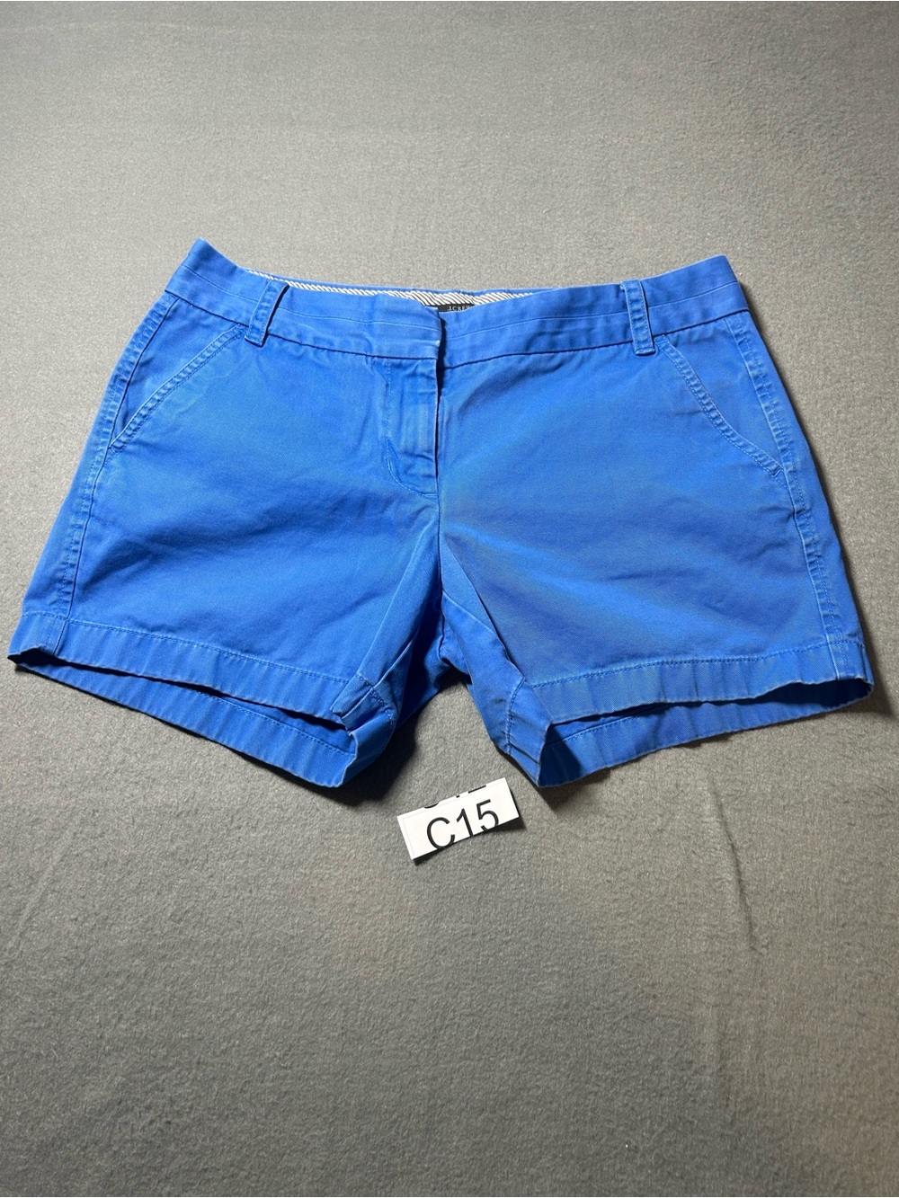 J. Crew Vibrant Blue Cotton Bermuda Shorts